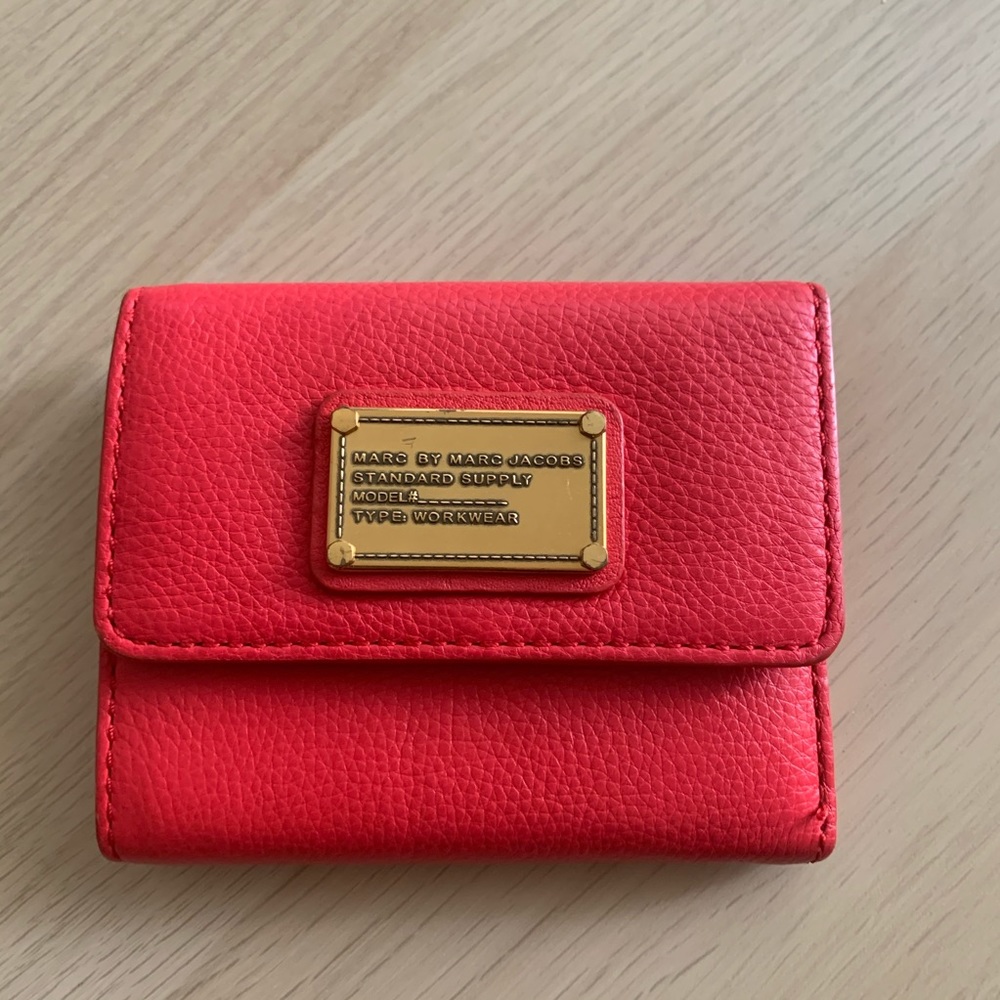 Marc By Marc Jacobs Wallet - Macintosh Red